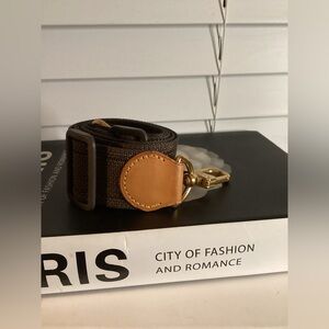 Louis Vuitton Brown and Tan Crossbody Strap